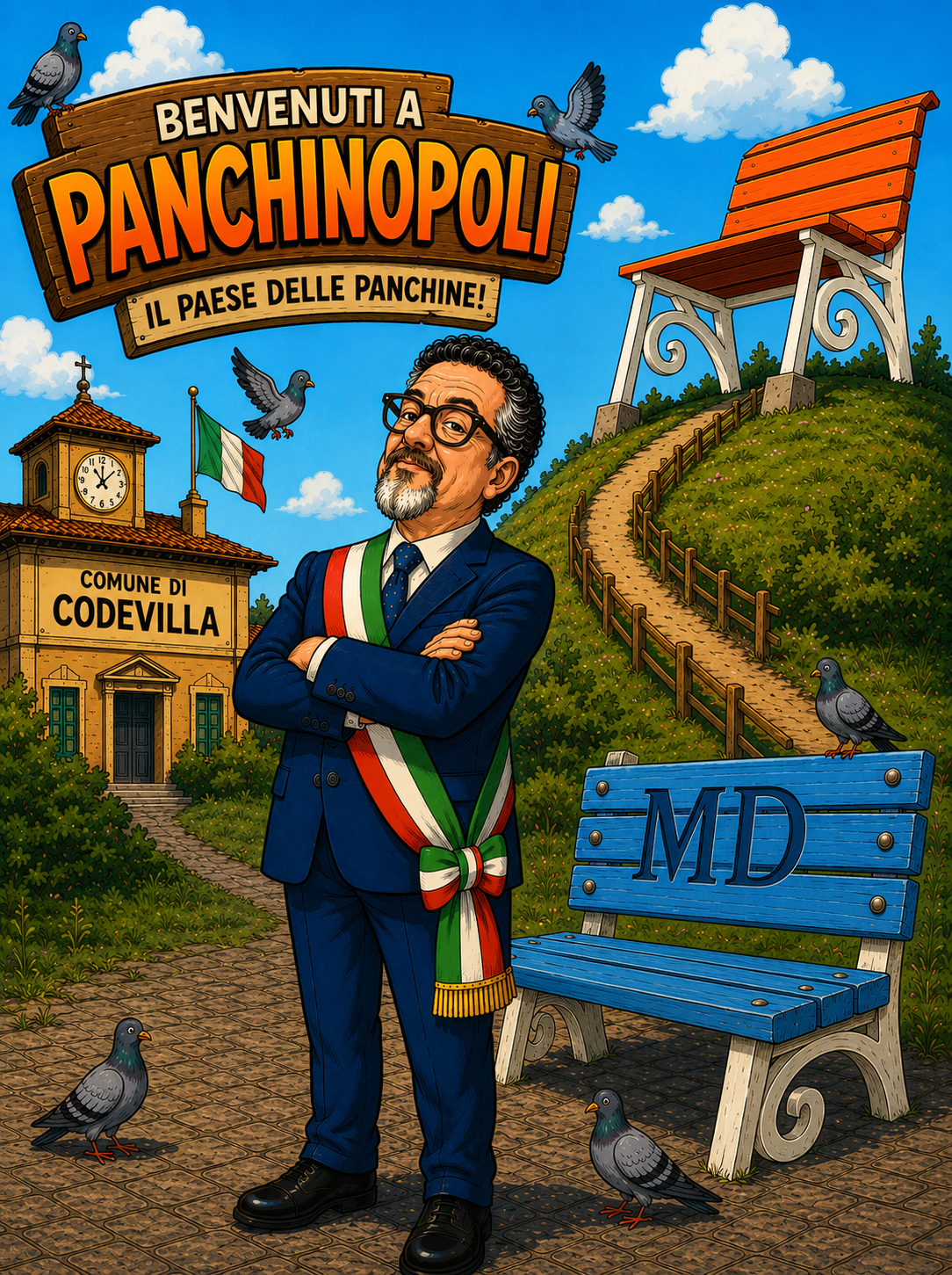 Codevilla, la “Panchinopoli” dell’Oltrepò